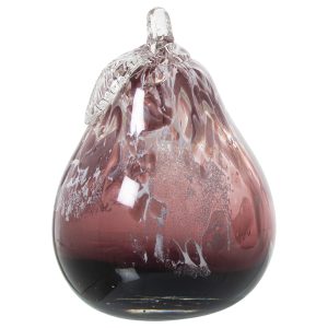 Figura pera cristal diferentes acabados