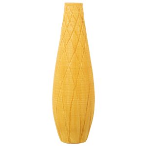 Jarrón de cerámica amarillo 80 cm