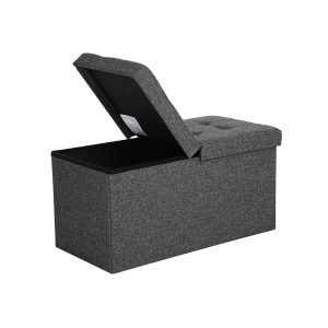 Banco con Espacio de Almacenamiento Plegable Tapa Plegable