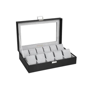 Caja Para Relojes Con Varios Compartimentos