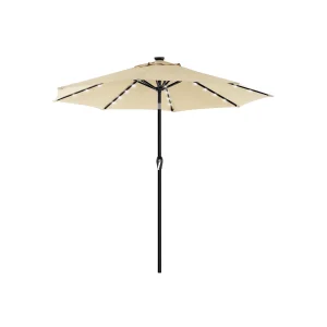 Parasol de jardín con Luces solares LED