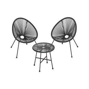 Conjunto de Muebles de Jardín Silla Acapulco Asientos de Exterior