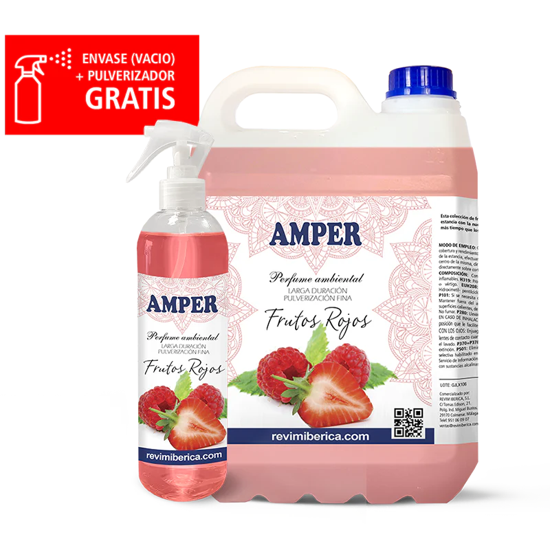 Ambientador aroma FRUTOS ROJOS | Aroma dulce y revitalizante. Concentrado, permanente. FRUTOS ROJOS - Imagen 8