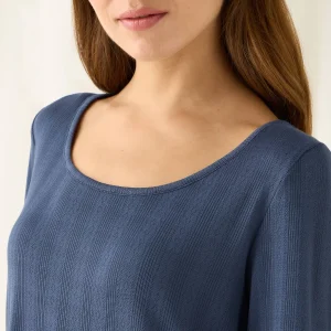 Camiseta de punto canalé Nuni