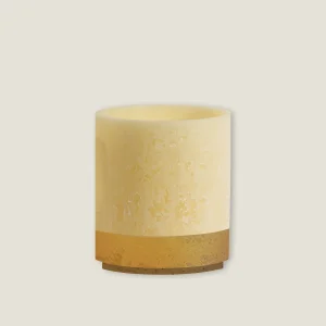 Vela con base dorada Velabaseme
